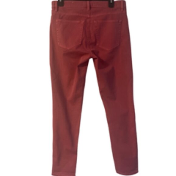 Loft Women's Modern Skinny Crop Denim Jeans, Size 28/6, Color Salmon - Picture 2 of 3